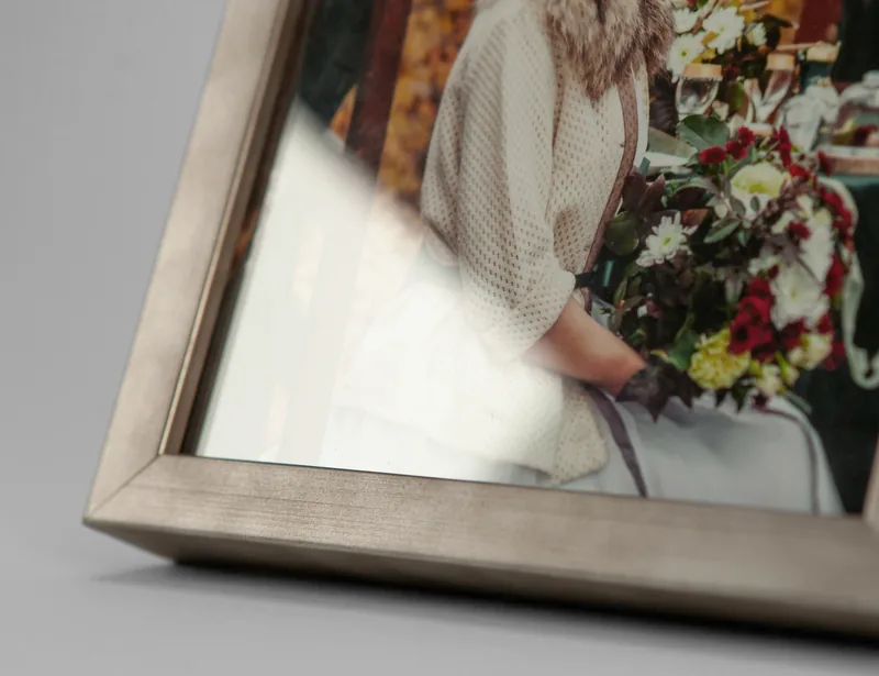 Fotografie v rámu Smart s čirým sklem