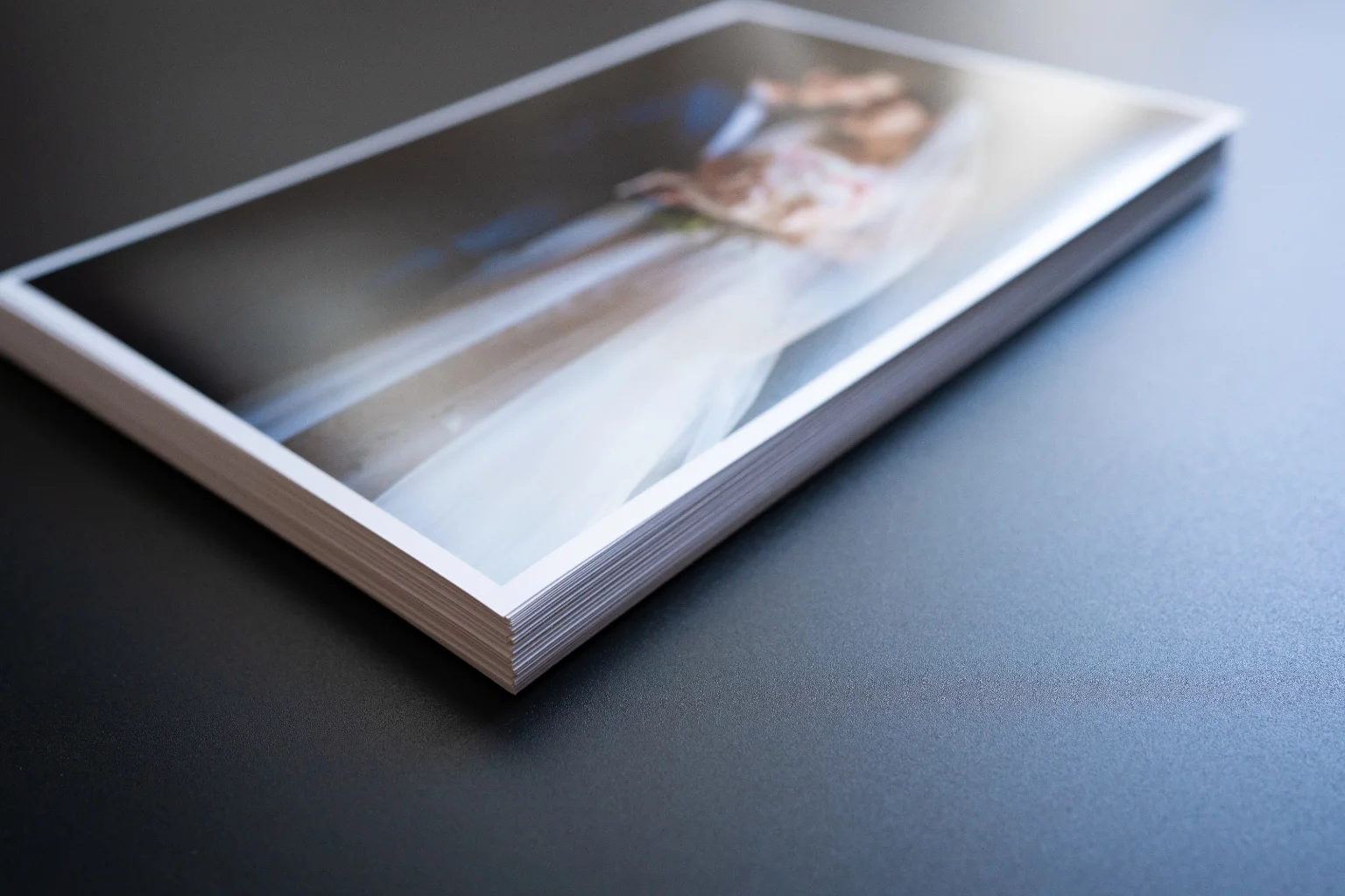 Náhled tištěné fotografie s velkým bílým okrajem