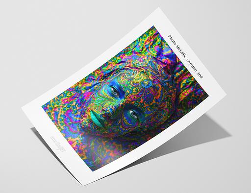 Vzorek - Metallic Chrome 300 – MediaJet